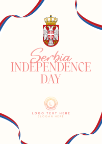 Serbia Independence Day Flyer Design