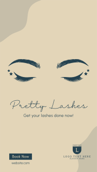 Pretty Lashes Facebook story Image Preview