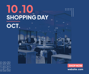 10.10 Shopping Day Facebook post