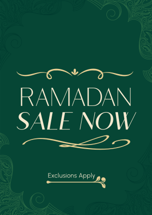 Ornamental Ramadan Sale Flyer Image Preview