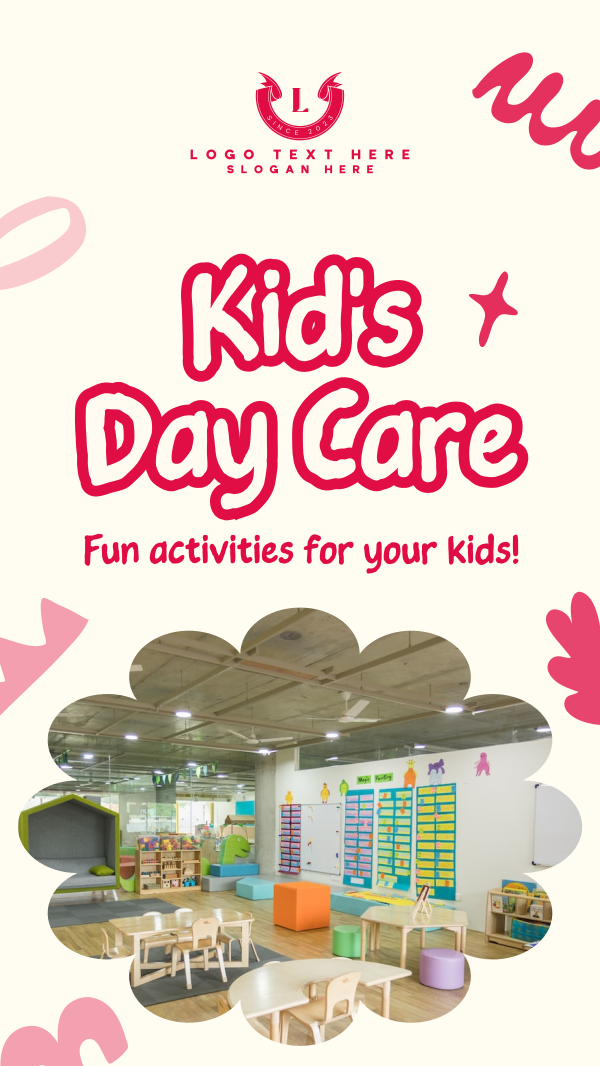 Childcare Service Facebook Story Design Image Preview
