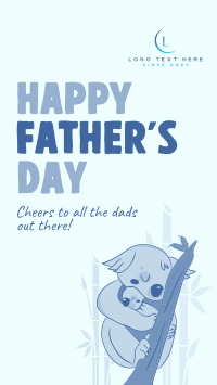 Father's Day Koala Instagram reel Image Preview