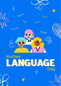 Mother Language Celebration Poster Image Preview