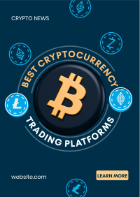 Cryptocurrency Trading Platforms Flyer Image Preview