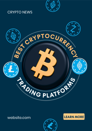 Cryptocurrency Trading Platforms Flyer Image Preview
