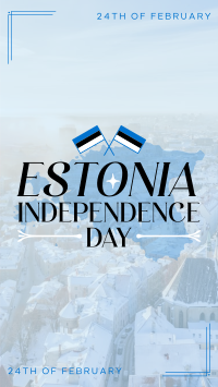 Majestic Estonia Independence Day TikTok Video Image Preview