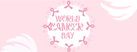 Cancer Awareness Wreath Facebook Cover Image Preview