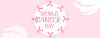 Cancer Awareness Wreath Facebook cover Image Preview