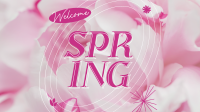 Floral Welcome Spring Video Image Preview