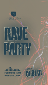 Rave Party Vibes Facebook story Image Preview