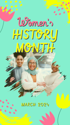 Women History Month Instagram story Image Preview