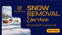 Snow Removers Facebook Event Cover Design