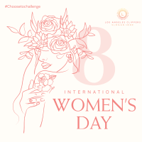 Rose Women's Day Instagram post Image Preview