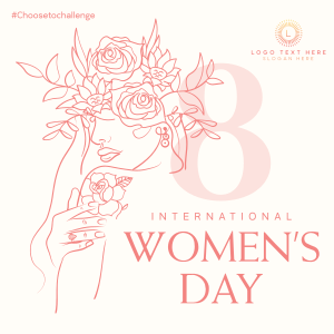 Rose Women's Day Instagram post Image Preview