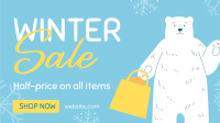 Polar Bear Shopping Facebook Event Cover Image Preview