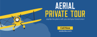 Aerial Private Tour Facebook Cover Design