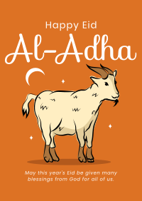 Eid Al Adha Goat Poster Image Preview