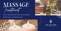 Relaxing Massage Treatment Facebook ad Image Preview