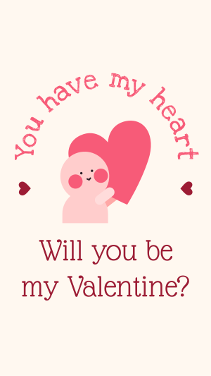 Valentine's Heart Facebook story Image Preview