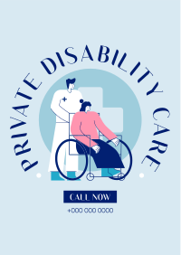 Nurses for the Disabled Flyer Design
