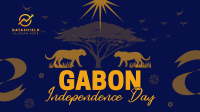Gabon Independence Day Facebook Event Cover Image Preview