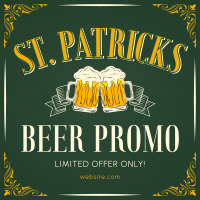 Paddy's Day Beer Promo Instagram post Image Preview