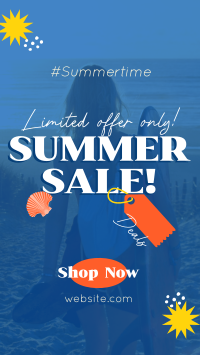 Tropical Summer Sale TikTok Video Image Preview