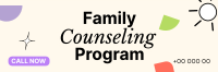 Family Counseling Twitter Header Design