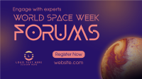 Space Week Forums Video Preview