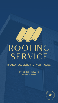 Welcome Roofing Instagram Story Design