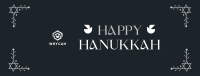 Hanukkah Menorah Ornament Facebook cover Image Preview