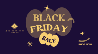 Abstract Black Friday Facebook Event Cover Design