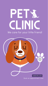 Pet Clinic Facebook Story Design