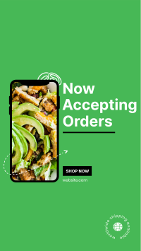 Food Delivery App  Instagram story Image Preview