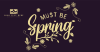 Must be Spring Facebook ad Image Preview