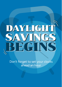 Playful Daylight Savings Flyer Image Preview
