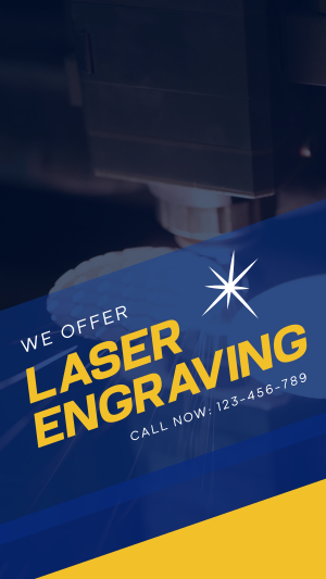 Laser Engraving Service Facebook story Image Preview