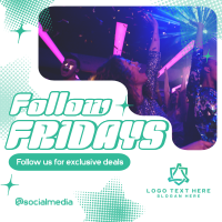 Follow Us Friday Instagram Post Design