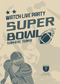 Football Game Night Poster Image Preview