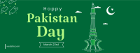 Pakistan Tower Facebook Cover Design