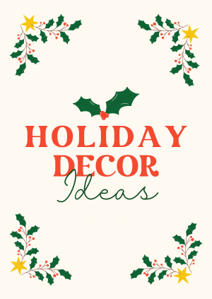 Christmas Decoration Ideas Poster Image Preview