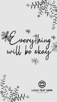 Everything will be okay Instagram Story Design