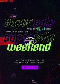 Super Sale Weekend Flyer Design