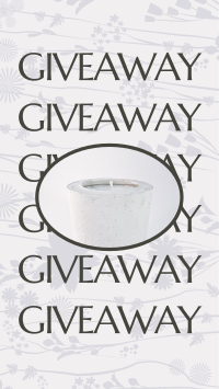 Candle Giveaway Facebook Story Image Preview