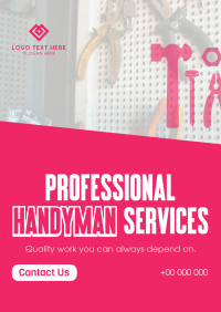 Professional Handyman Services Poster Preview