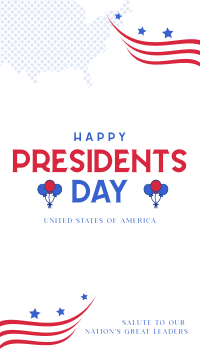 America Presidents Day Facebook Story Design