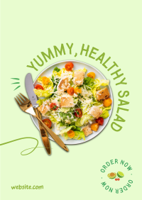 Clean Healthy Salad Poster Image Preview