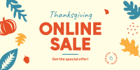 Thanksgiving Online Sale Twitter post Image Preview