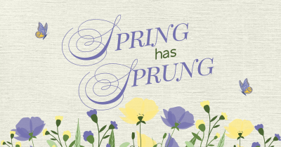 Spring Has Sprung Facebook ad Image Preview