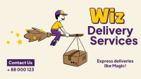 Wiz delivery services Facebook event cover Image Preview